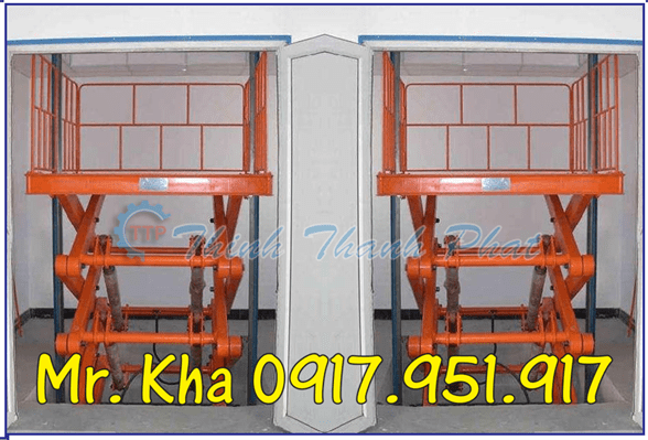Thang nang hydraulic scissor cargo 03